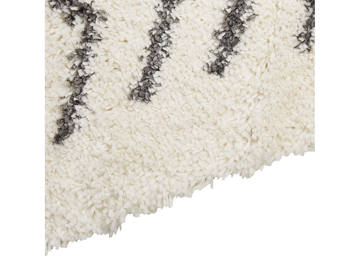 Vloerkleed polypropyleen wit/grijs 80 x 150 cm AYRUM