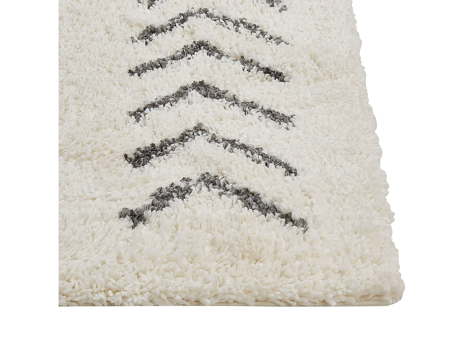 Vloerkleed polypropyleen wit/grijs 80 x 150 cm AYRUM