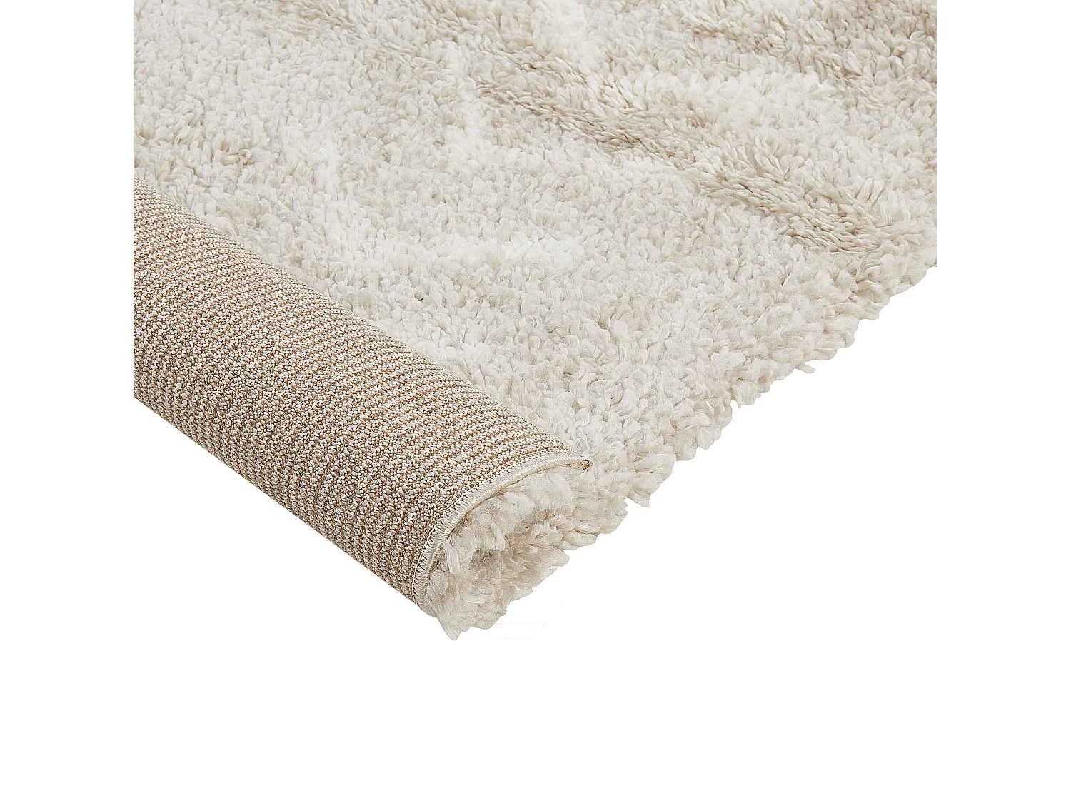 Vloerkleed polypropyleen lichtbeige 80 x 150 cm KAPAN