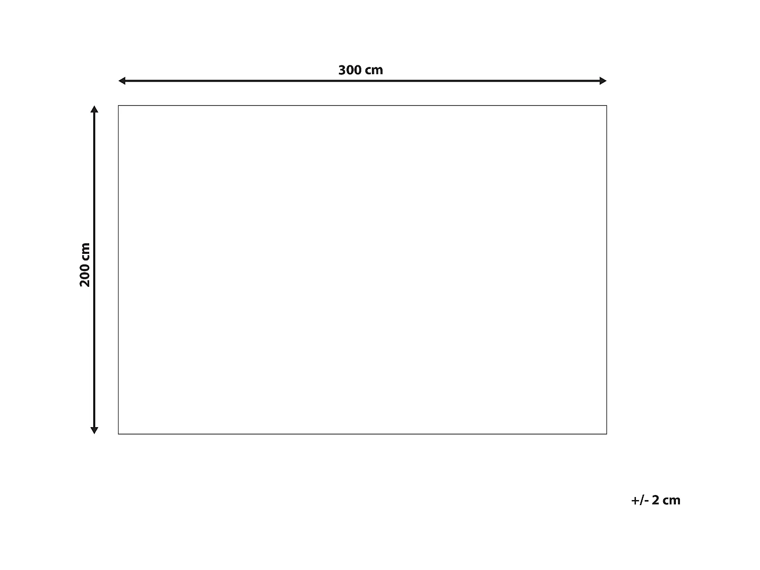 Tappeto bianco e grigio 200 x 300 cm AYRUM