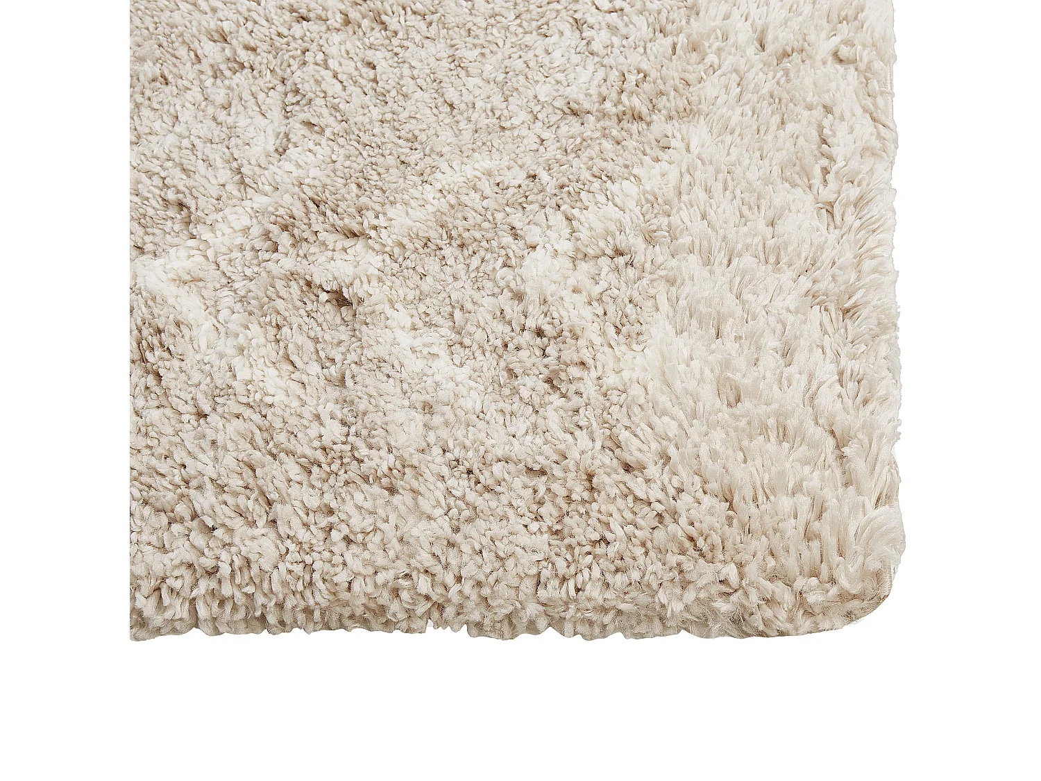 Tapis à poils longs KAPAN Beige clair 160 x 230 cm