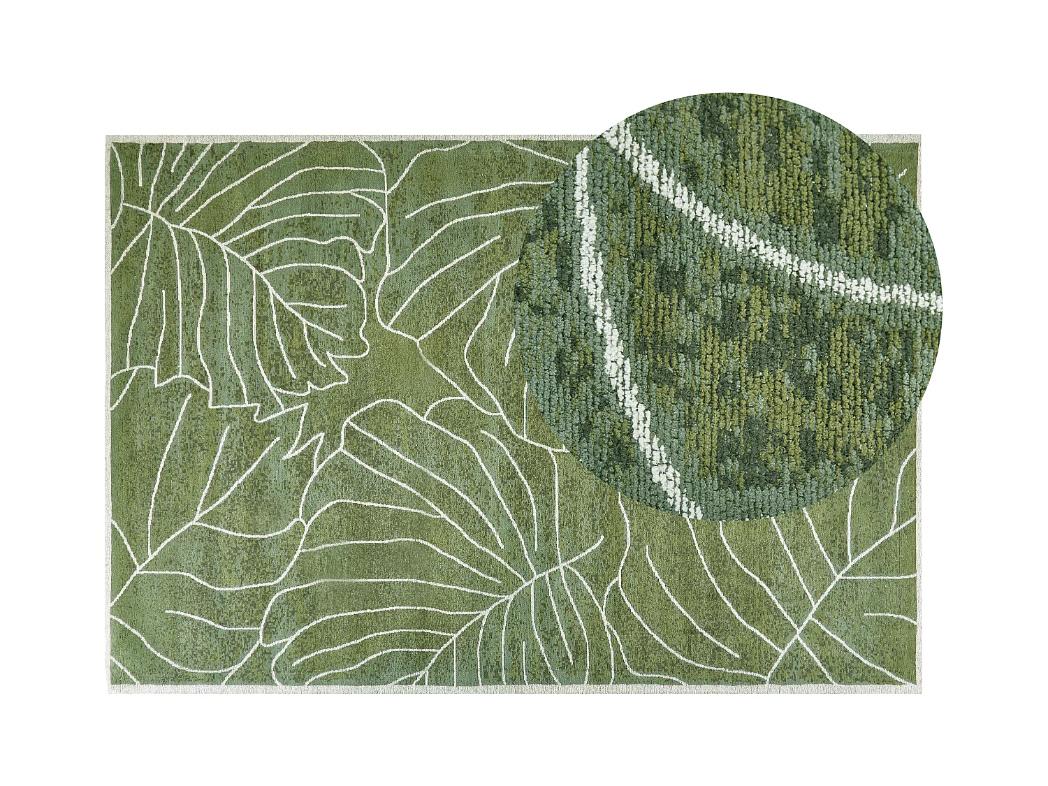 Tapis SARMIN Vert 140 x 200 cm Coton