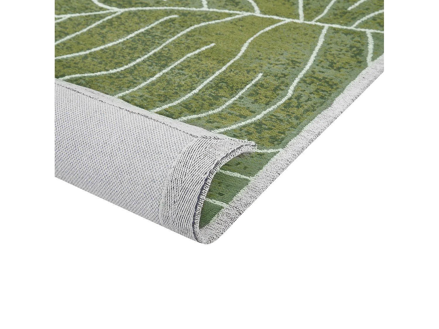 Baumwollteppich Grn 140 x 200 cm SARMIN