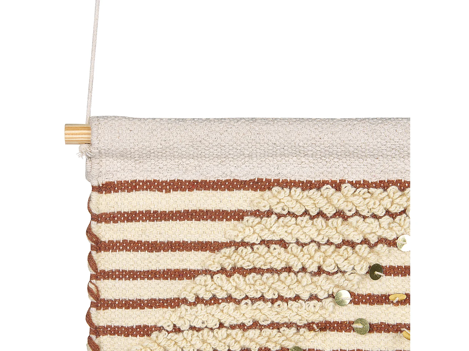 Suspension murale en tissu SABO Coton 75 cm Beige