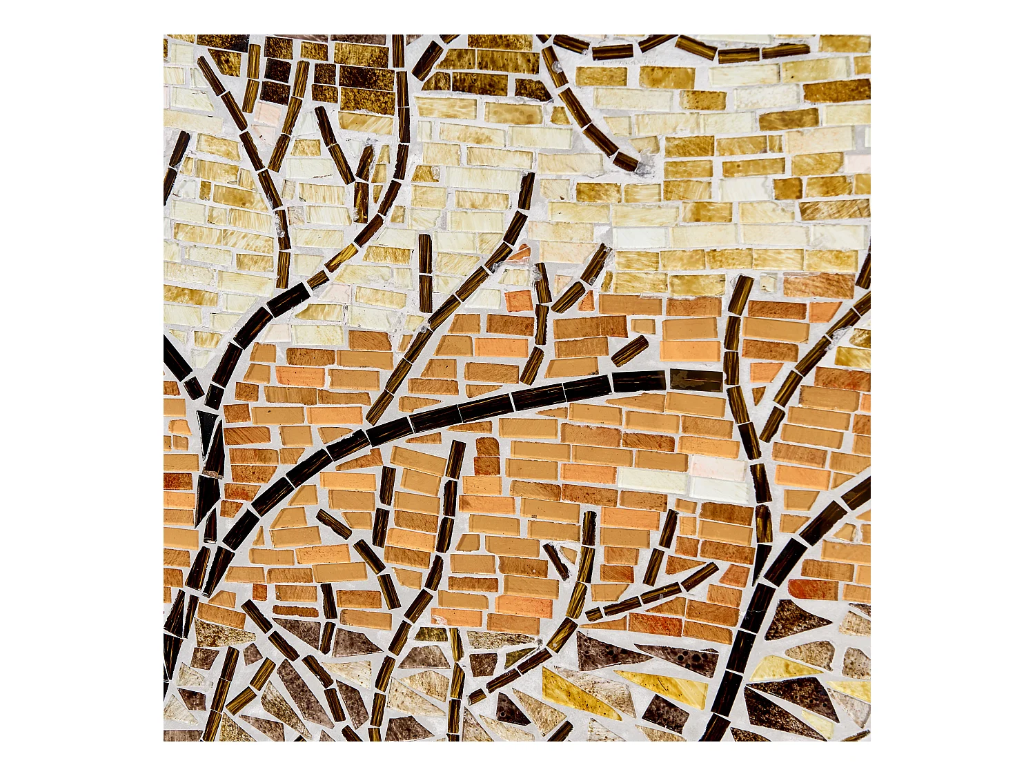 Decoración de pared TAMIANG Vidrio 80 cm Multicolor