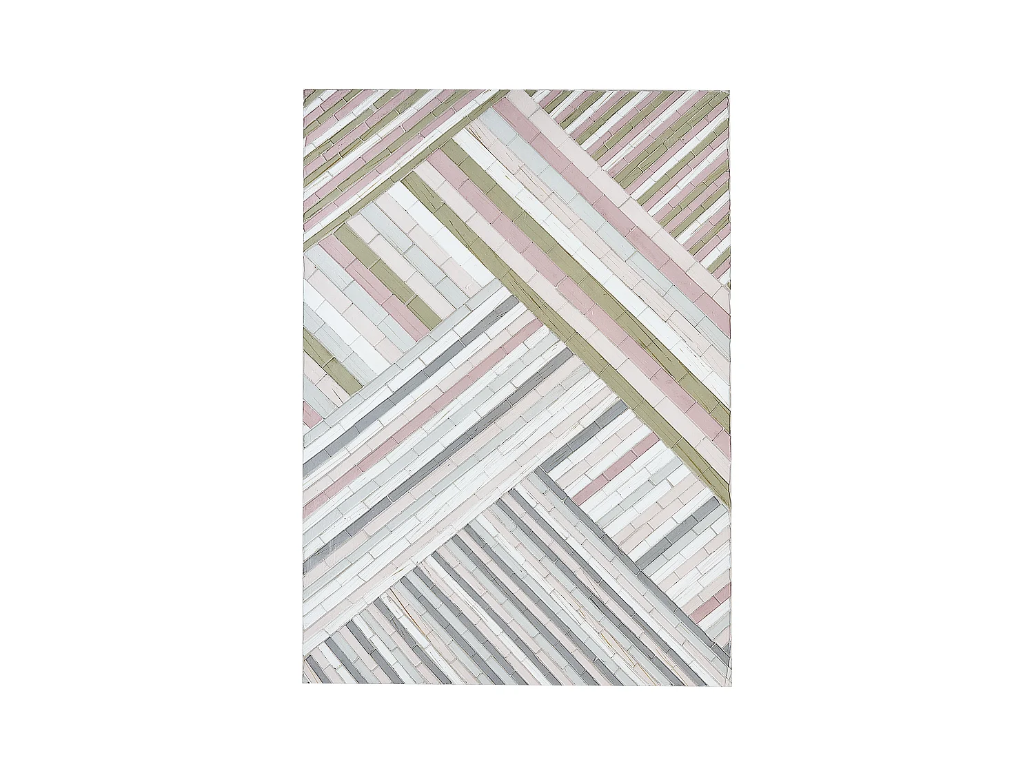 Wandobjekt TEMBESI Glas 70 cm Bunt