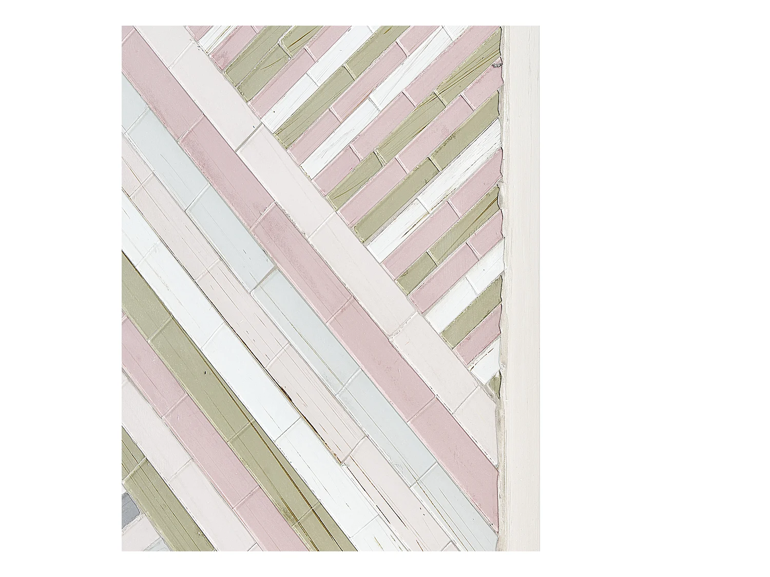 Wandobjekt TEMBESI Glas 70 cm Bunt