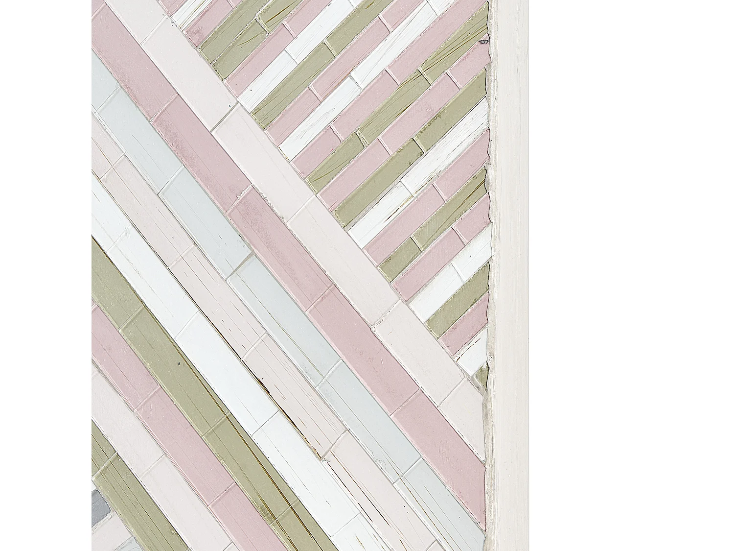 Wanddecoratie TEMBESI Glas 70 cm Multicolor