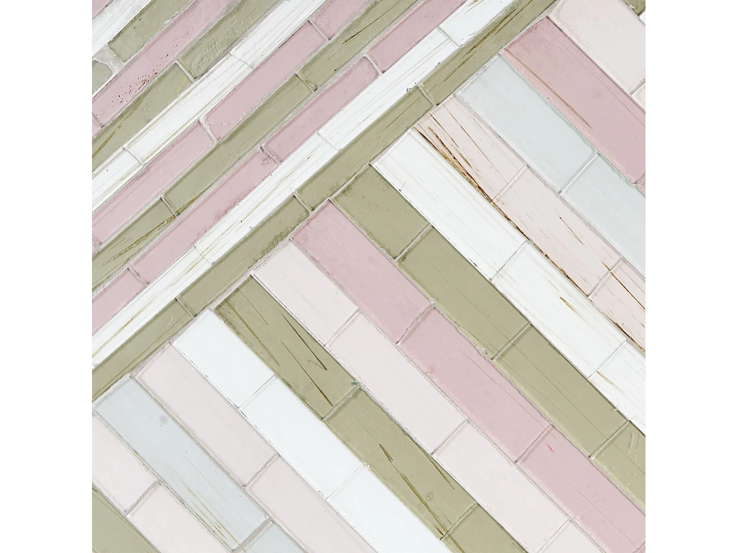 Wanddecoratie TEMBESI Glas 70 cm Multicolor