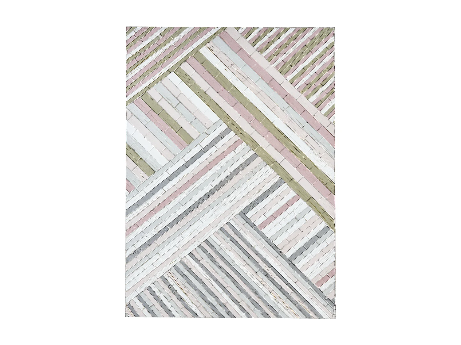 Wanddecoratie TEMBESI Glas 70 cm Multicolor