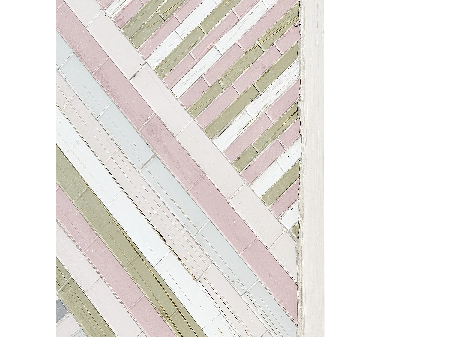 Wanddecoratie TEMBESI Glas 70 cm Multicolor