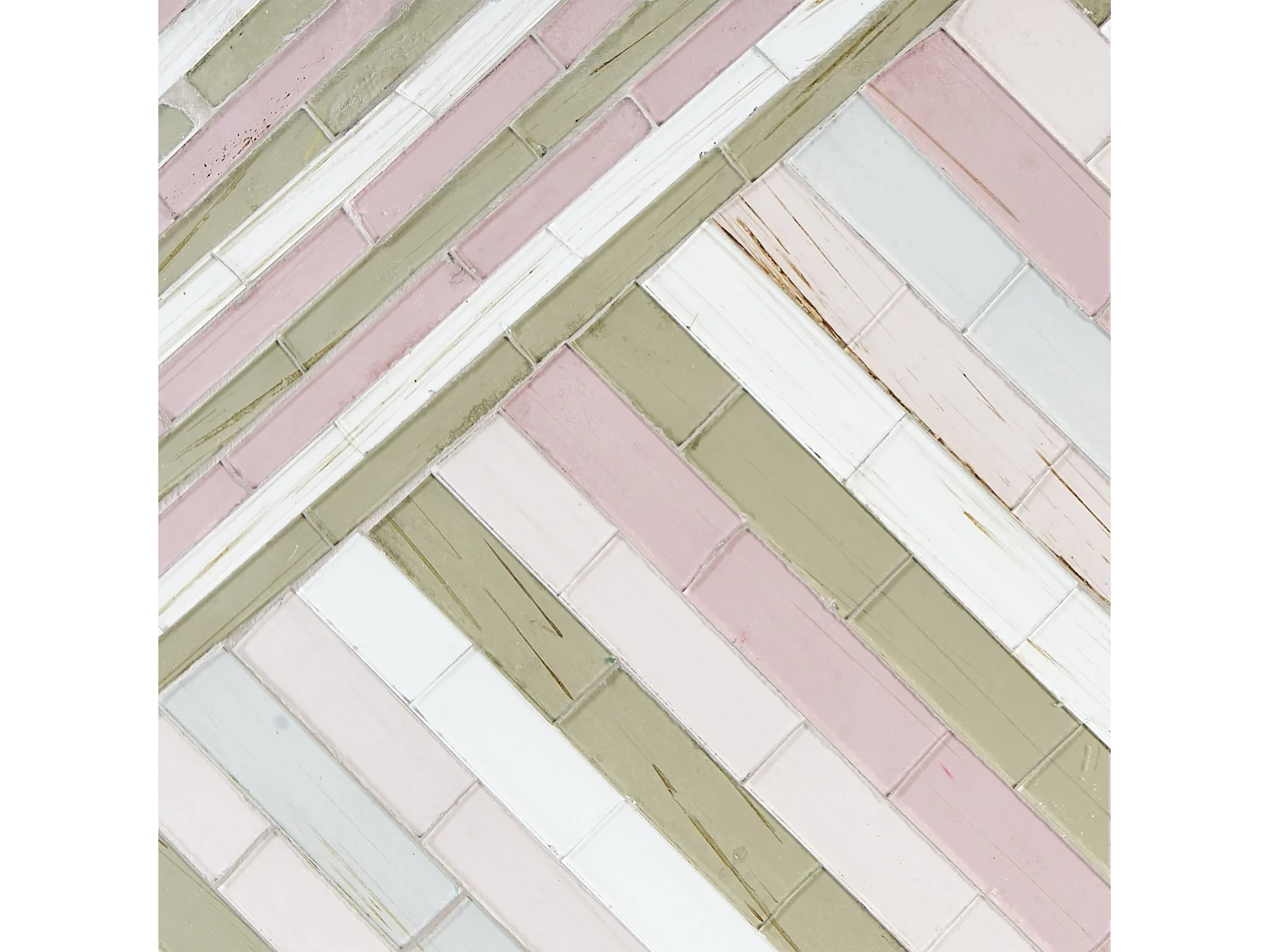 Wanddecoratie TEMBESI Glas 70 cm Multicolor