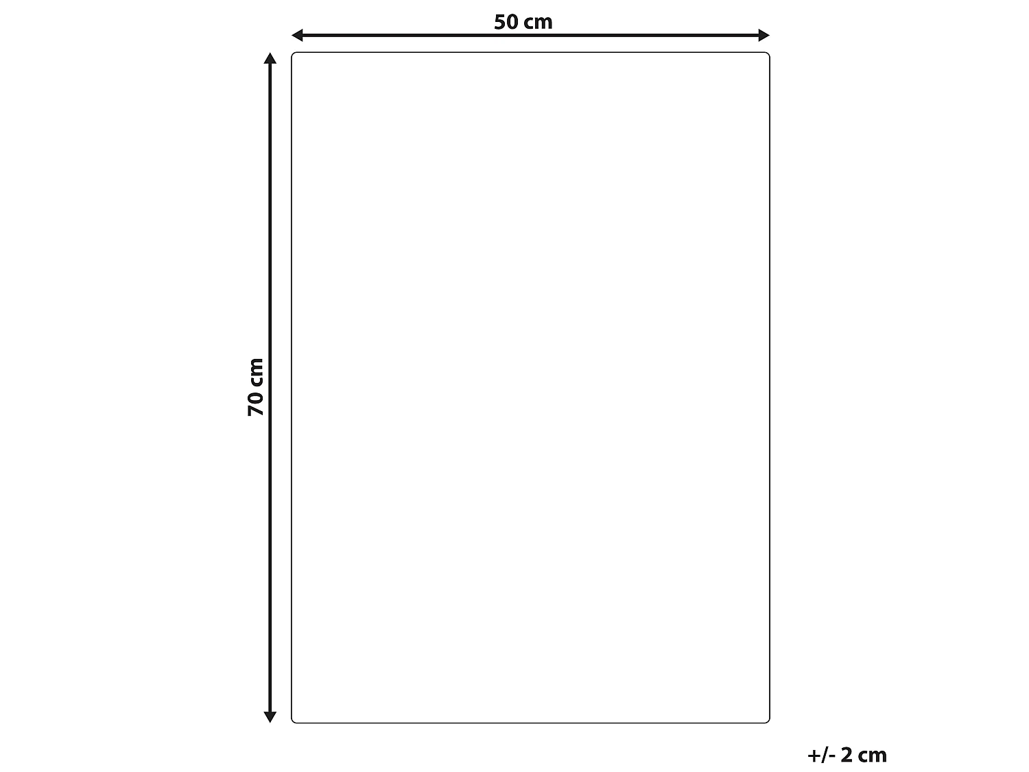 Wanddecoratie TEMBESI Glas 70 cm Multicolor