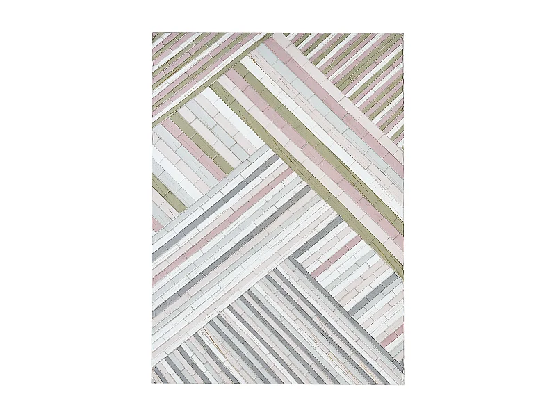 Wanddecoratie TEMBESI Glas 70 cm Multicolor