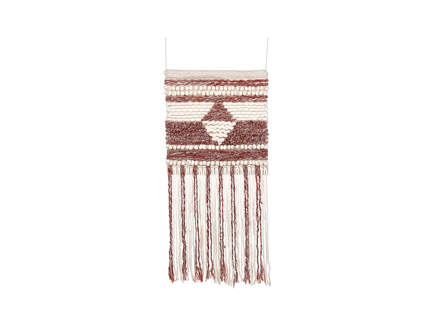 Decoración de pared de tela SAIF Lana 90 cm Rojo