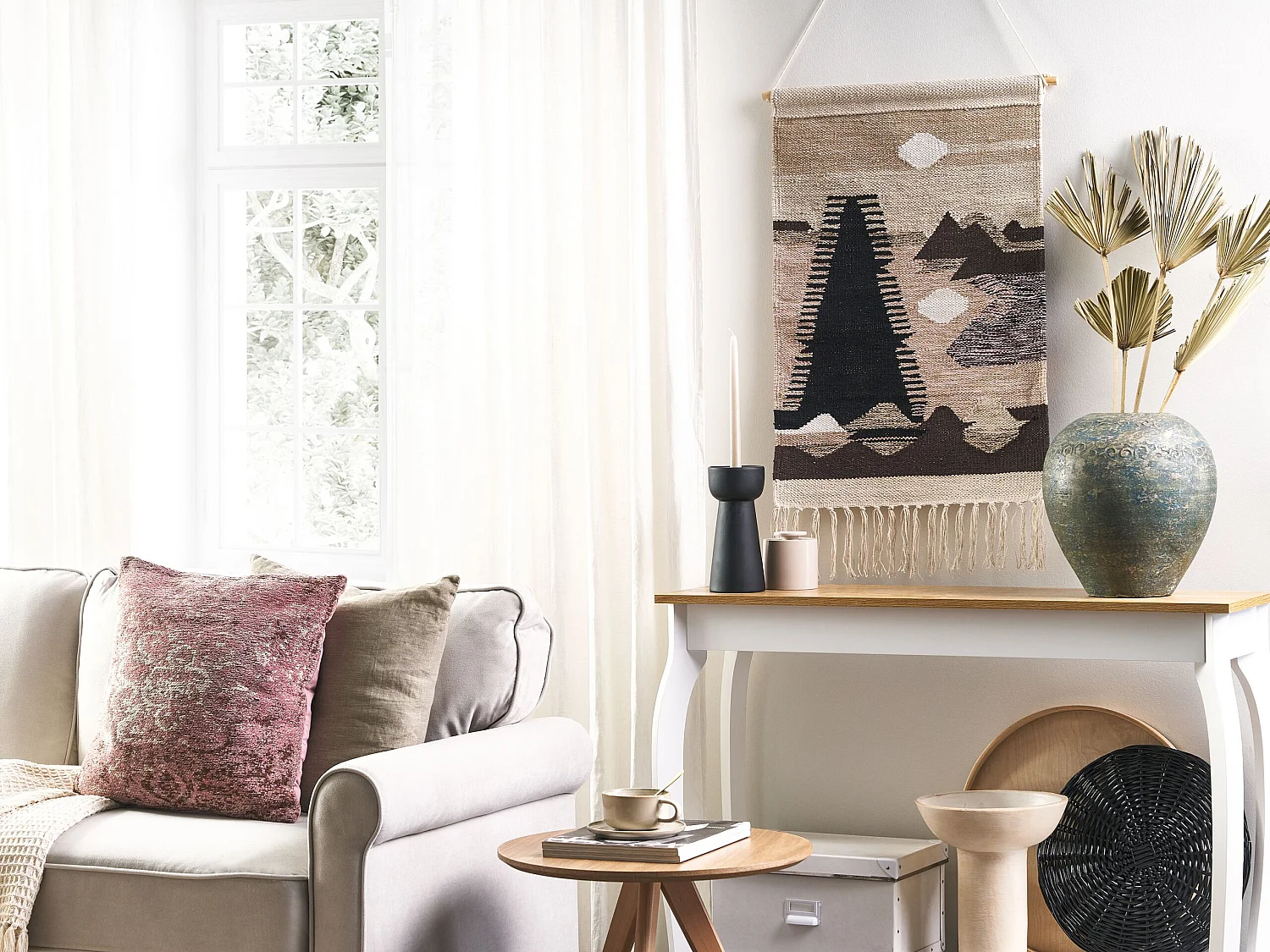 Decoração de parede em tecido SANGAR Algodão 84 cm Multicolor