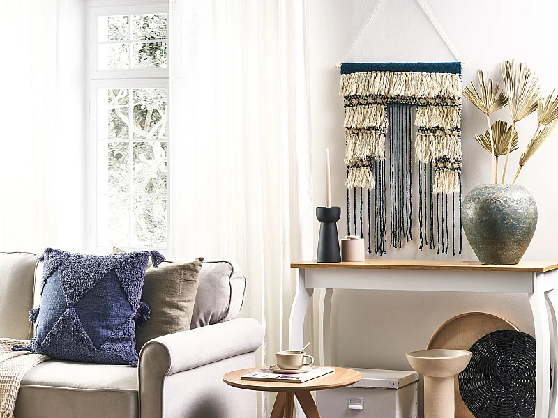 Stoffen wanddecoratie NADRA Katoen 77 cm Lichtbeige