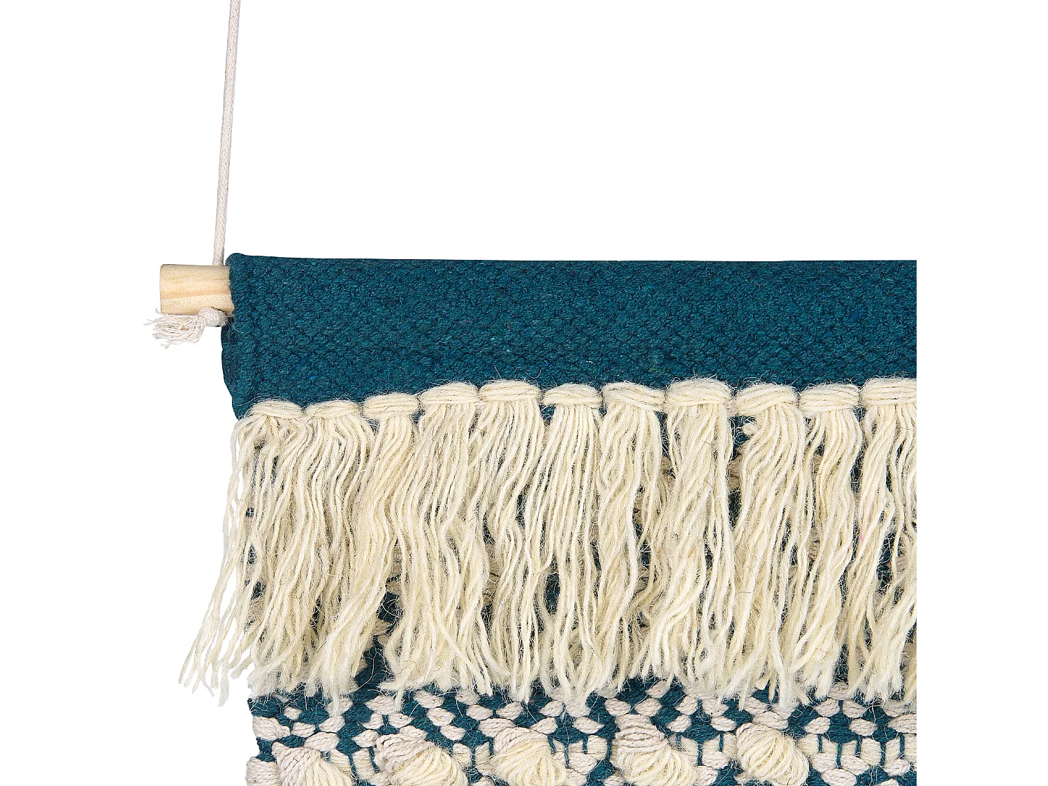 Makrama ścienna NADRA Bawełna 77 cm Jasnobeżowy