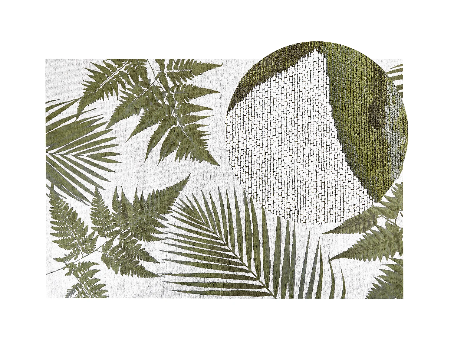 Tapis BARZAH Vert 200 x 300 cm Coton