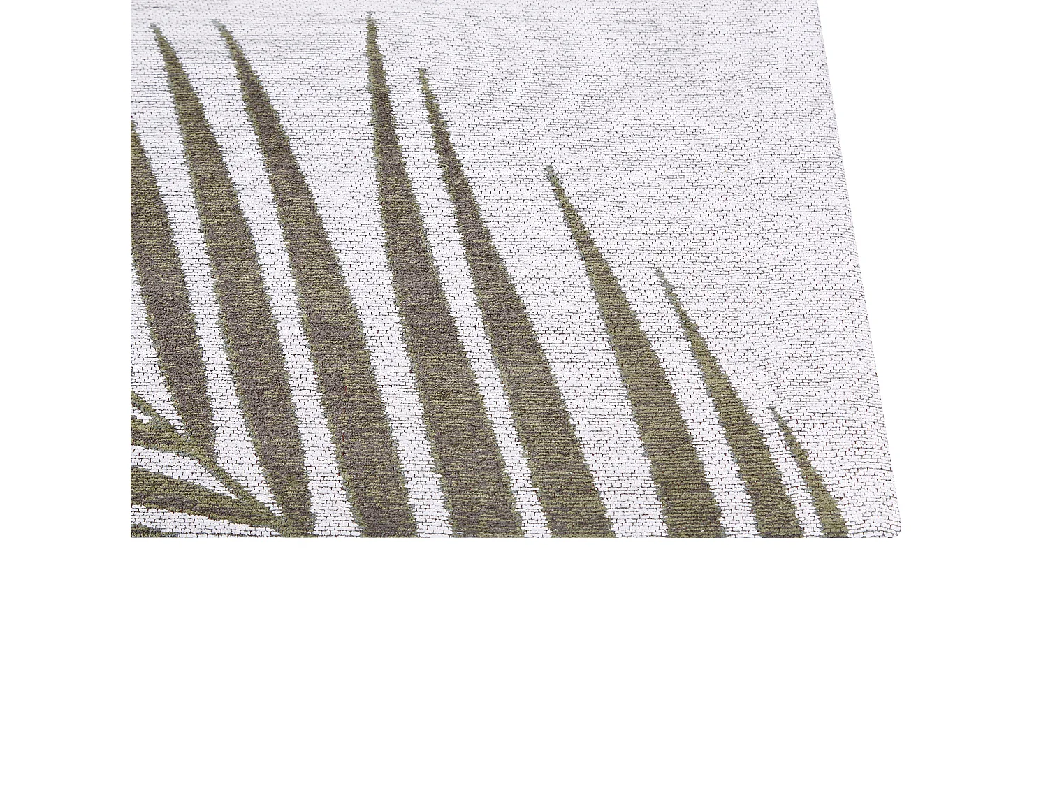 Tapis en coton vert 200 x 300 cm BARZAH