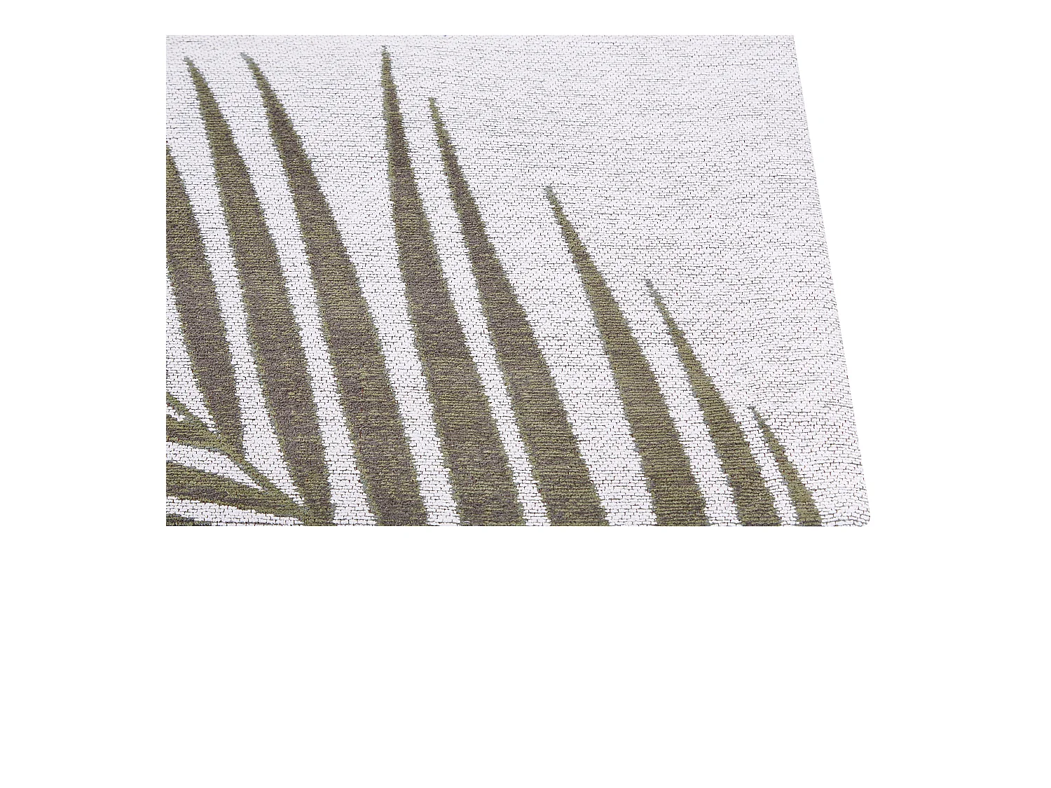 Tappeto cotone verde 140 x 200 cm BARZAH