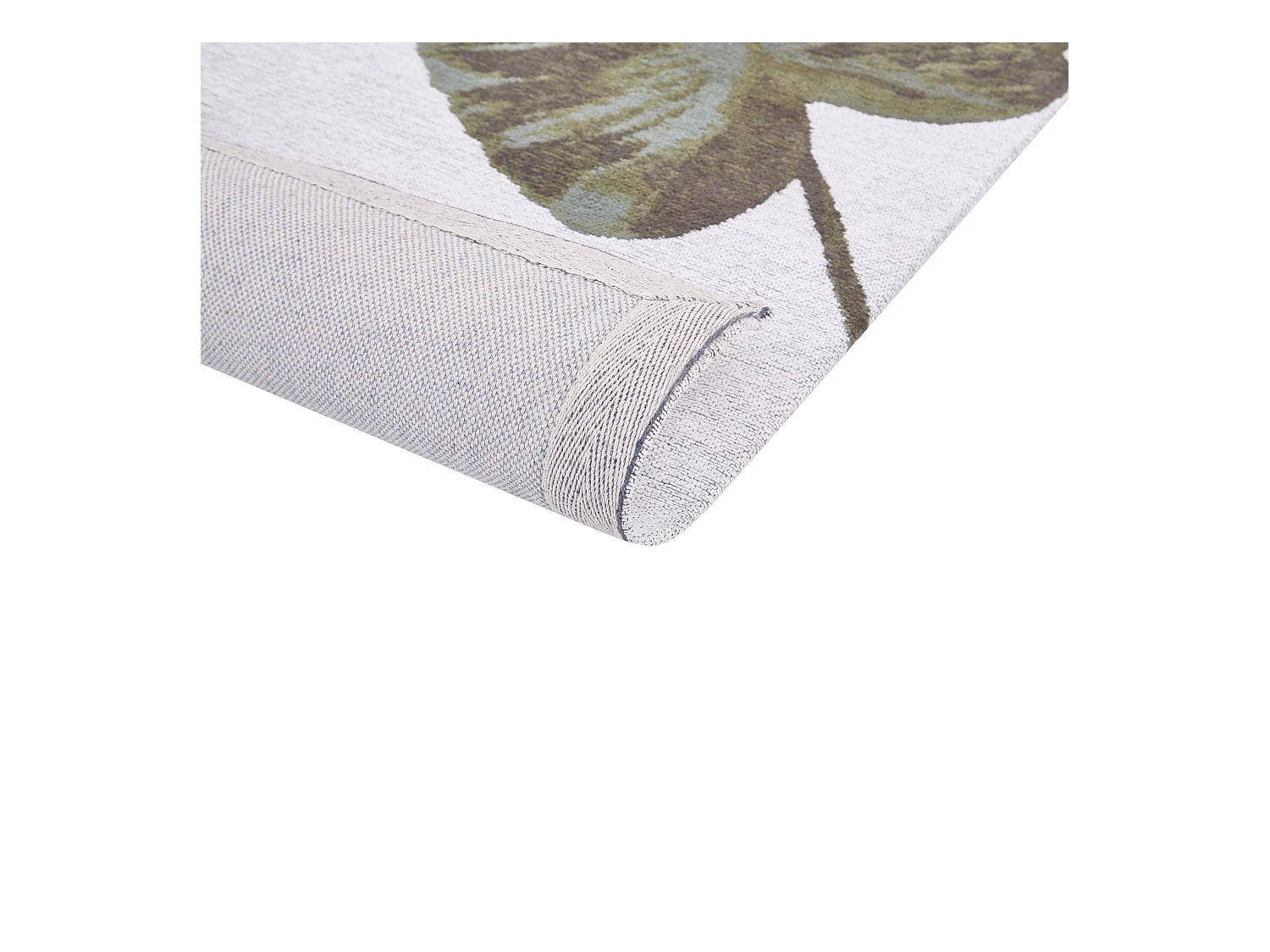 Tappeto cotone verde 140 x 200 cm BARZAH