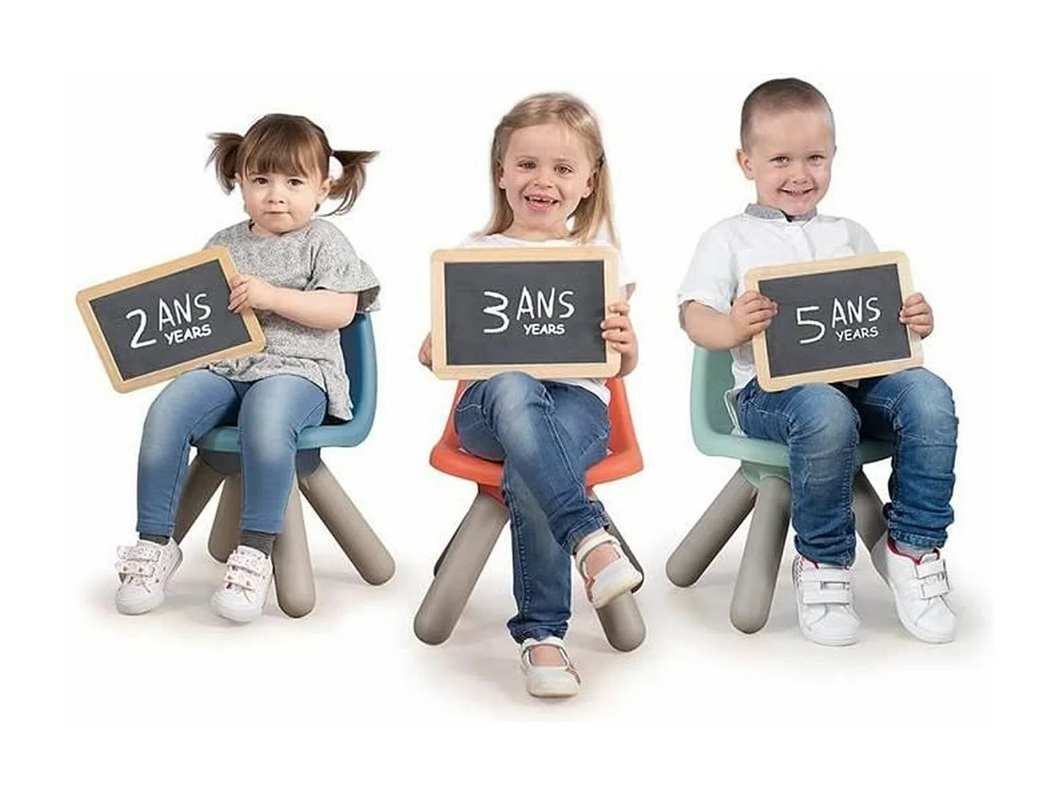 Chaise pour enfant - pieds en plastique soufflé Rouge Brique - SMOBY