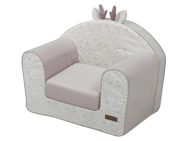 Fauteuil Club Lilas - Enfant Polyester - DOMIVA
