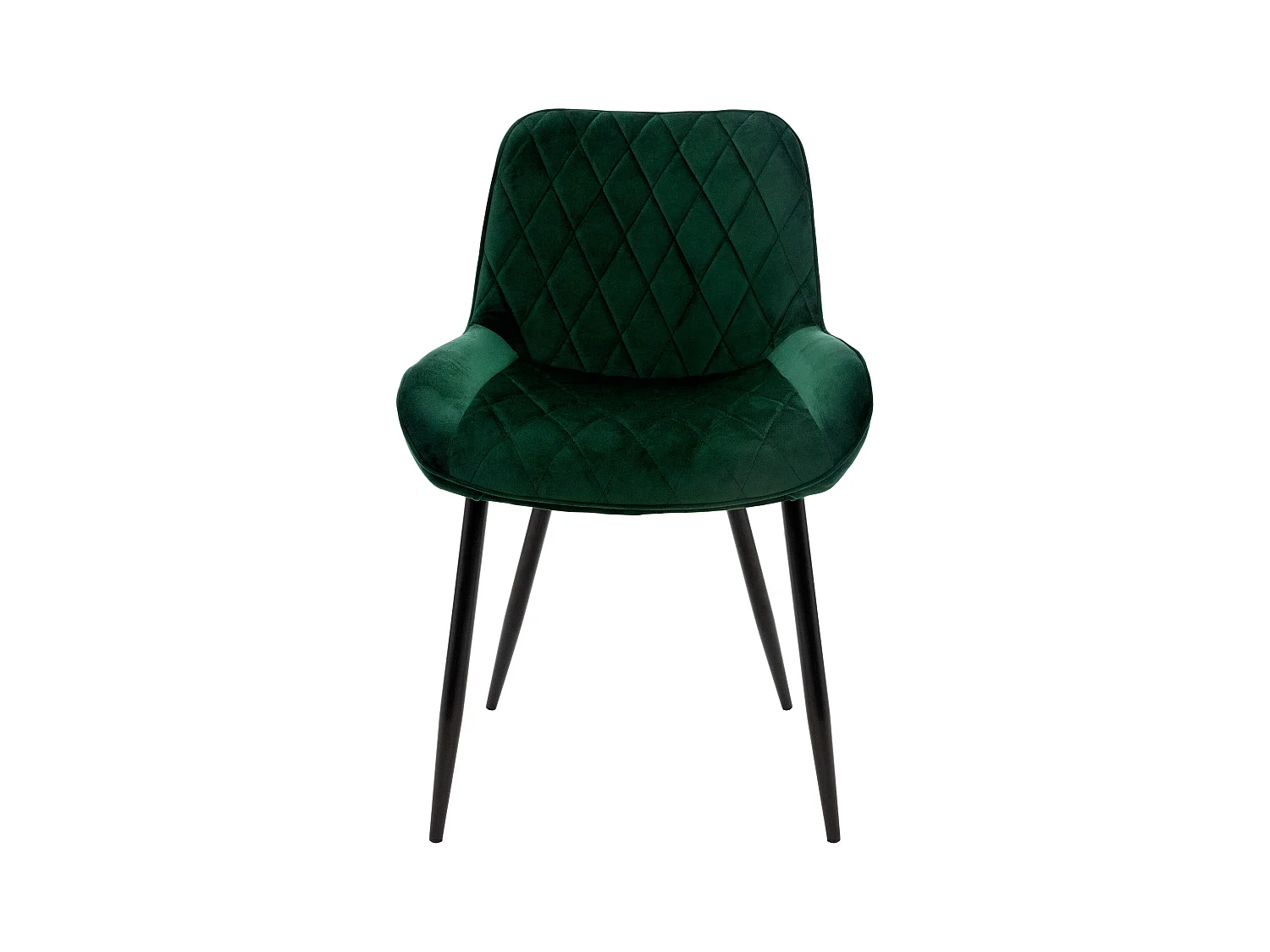 Set di 4 sedie sala da pranzo sedie soggiorno sedia cucina velluto verde scuro