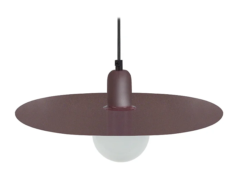 Suspension disque métal marron 70 cm.