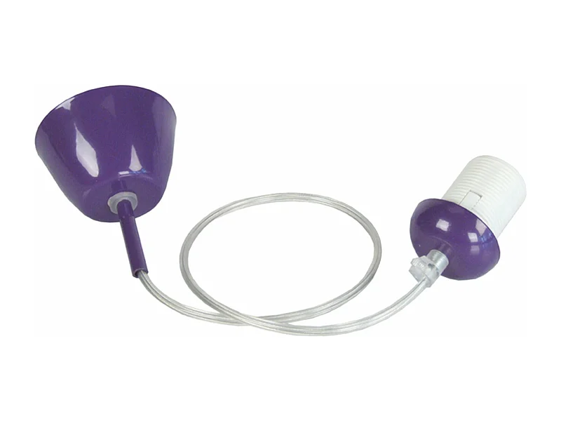 Suspensão TOSEL  PENDEL lâmpada decorativa redondo preto D9 x  H80  cm