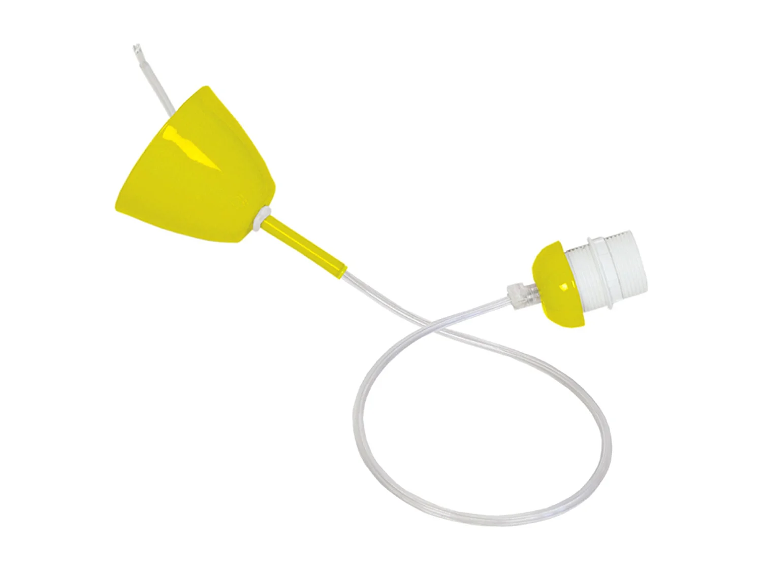 Suspensão TOSEL  PENDEL lâmpada decorativa redondo branco D9 x  H80  cm