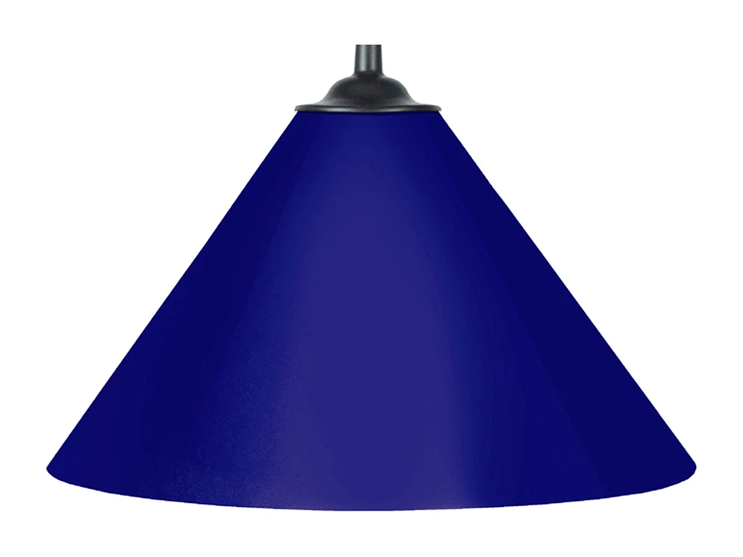 Suspensão TOSEL  Conique MÉTAL metal cônico azul escuro D24 x  H80  cm