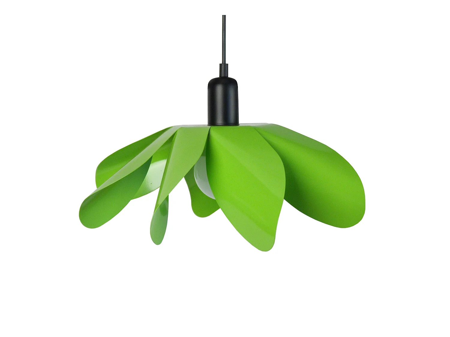 Suspensão TOSEL  BLOMMA metal geométrico Verde D40 x  H75  cm