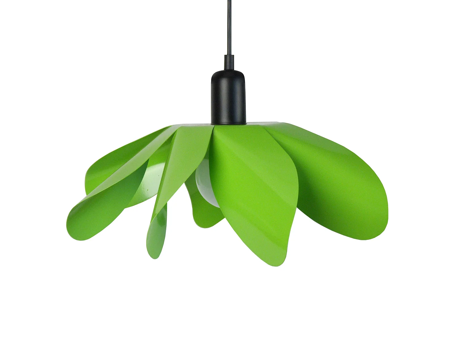 Suspensão TOSEL  BLOMMA metal geométrico Verde D40 x  H75  cm