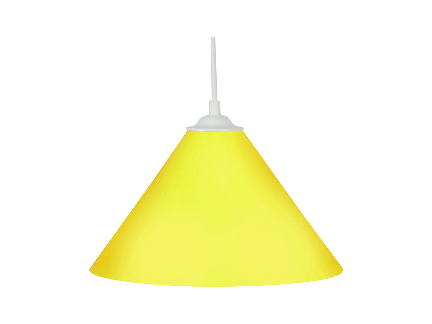 Suspensión  TOSEL ,metal.,AMARILLO,A80xD33xP33cm