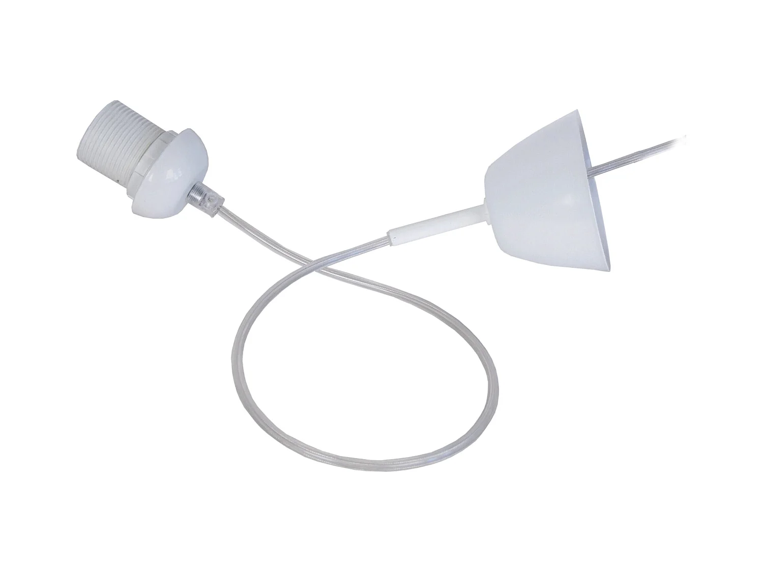 Suspensión  TOSEL ,metal,Blanco,A80xD8xP8cm