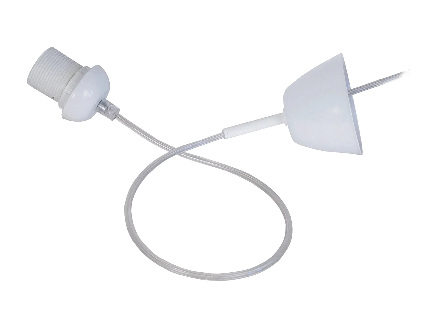 Suspension TOSEL ,métal,Blanc ,H80xD8xP8cm