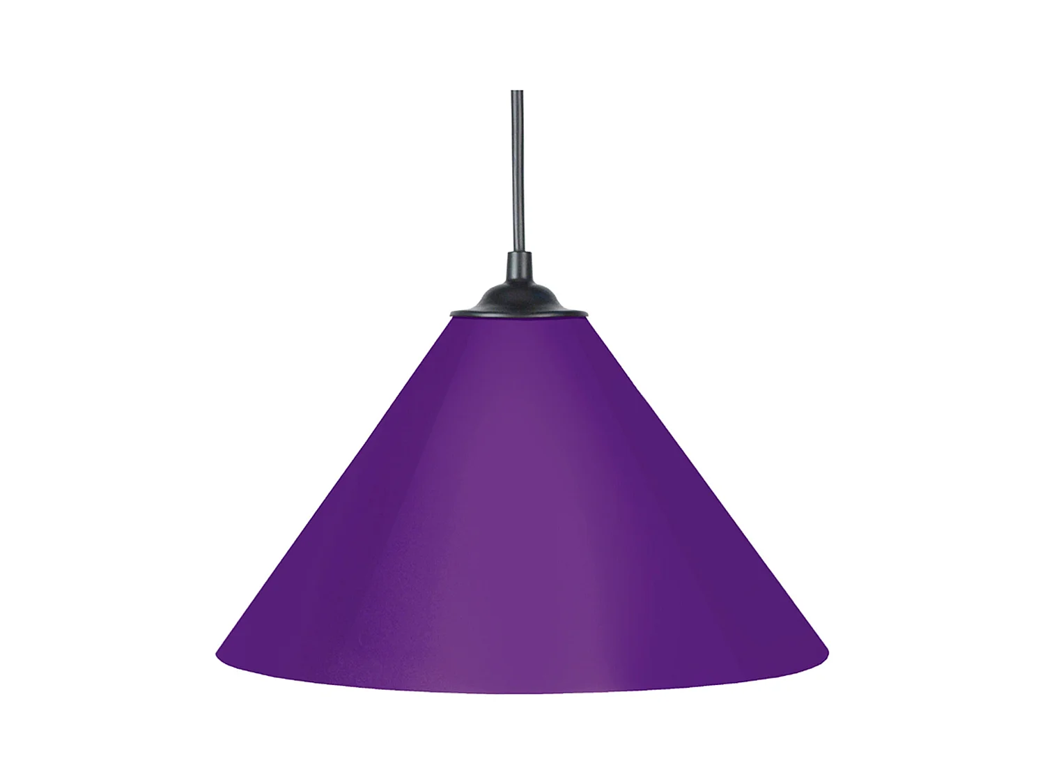 Suspensión  TOSEL ,metal,violeta , A80xD24xP24cm