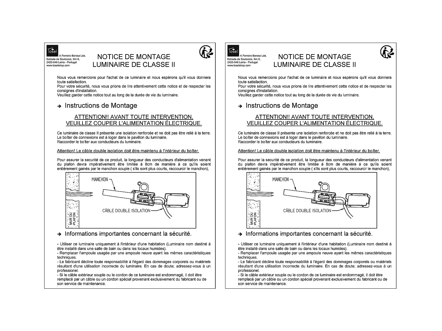 Suspensão TOSEL  MATILDE vidro quadrado cinza escuro D30 x  H60  cm