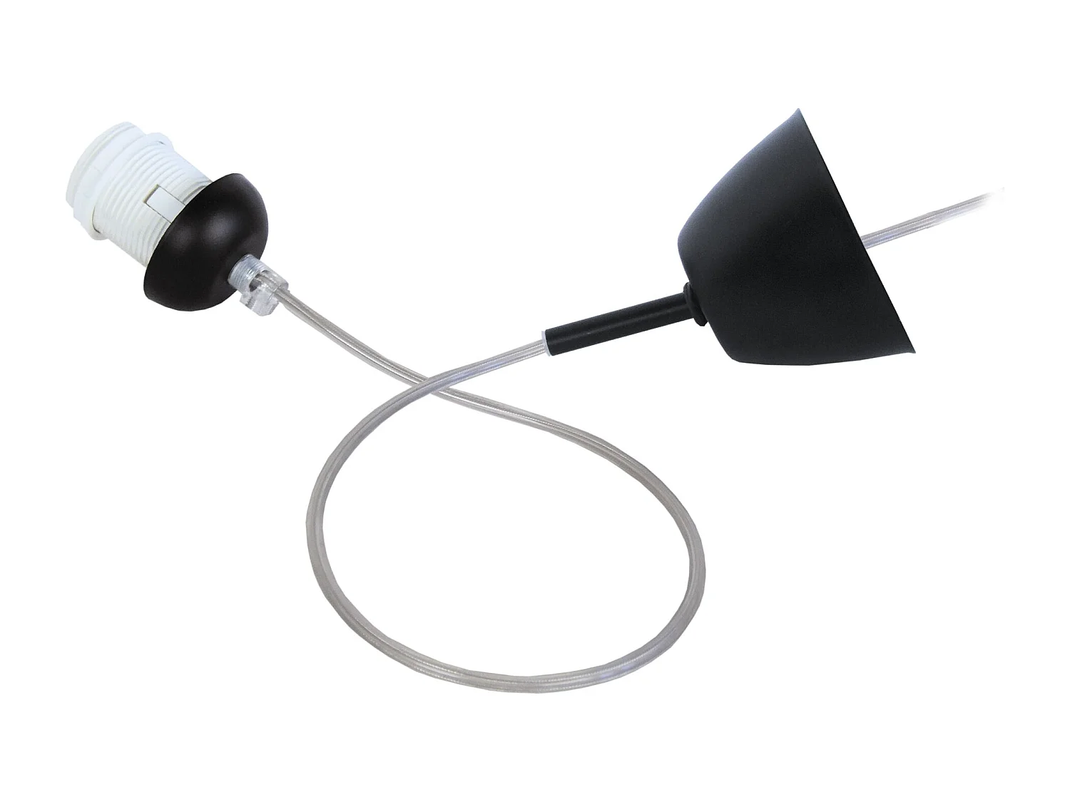 Suspension TOSEL ,métal,Noir ,H80xD8xP8cm