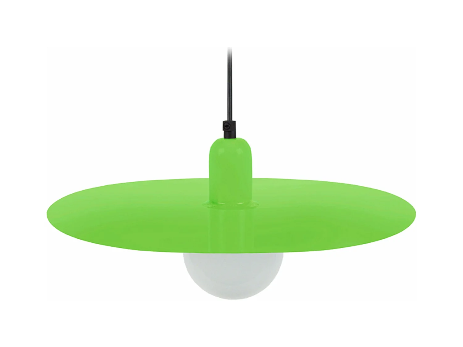 Suspension disque métalvert70 cm.