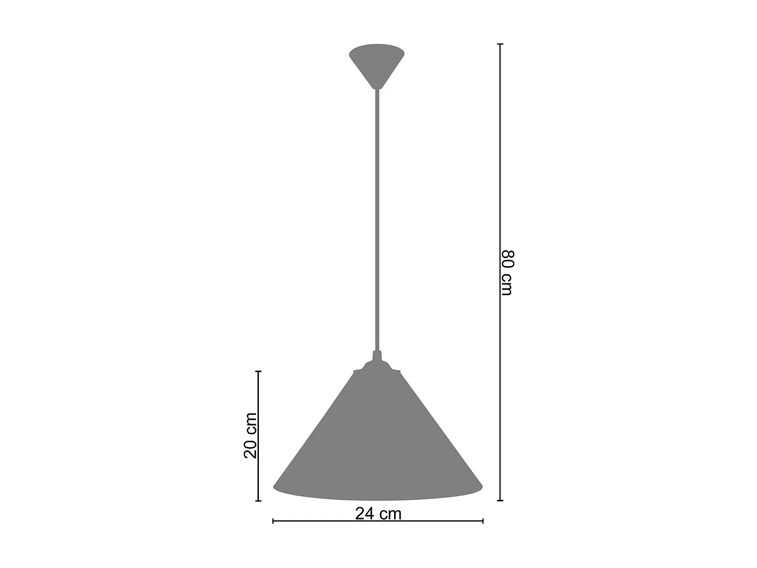 Suspension TOSEL ,métal,Rose ,H80xD24xP24 cm