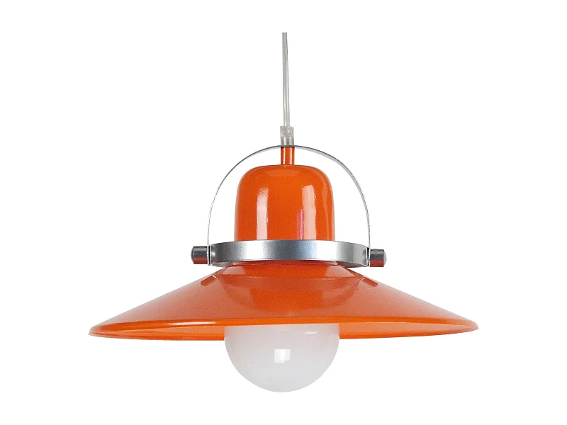 Suspensión  TOSEL ,metal,Naranja,A80x D33xP33cm