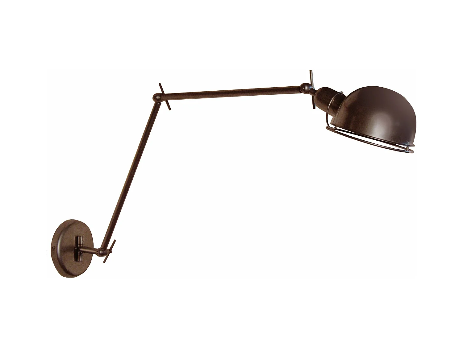 Aplique TOSEL DUBLIN metal articulado bronze D100 x  H11  cm