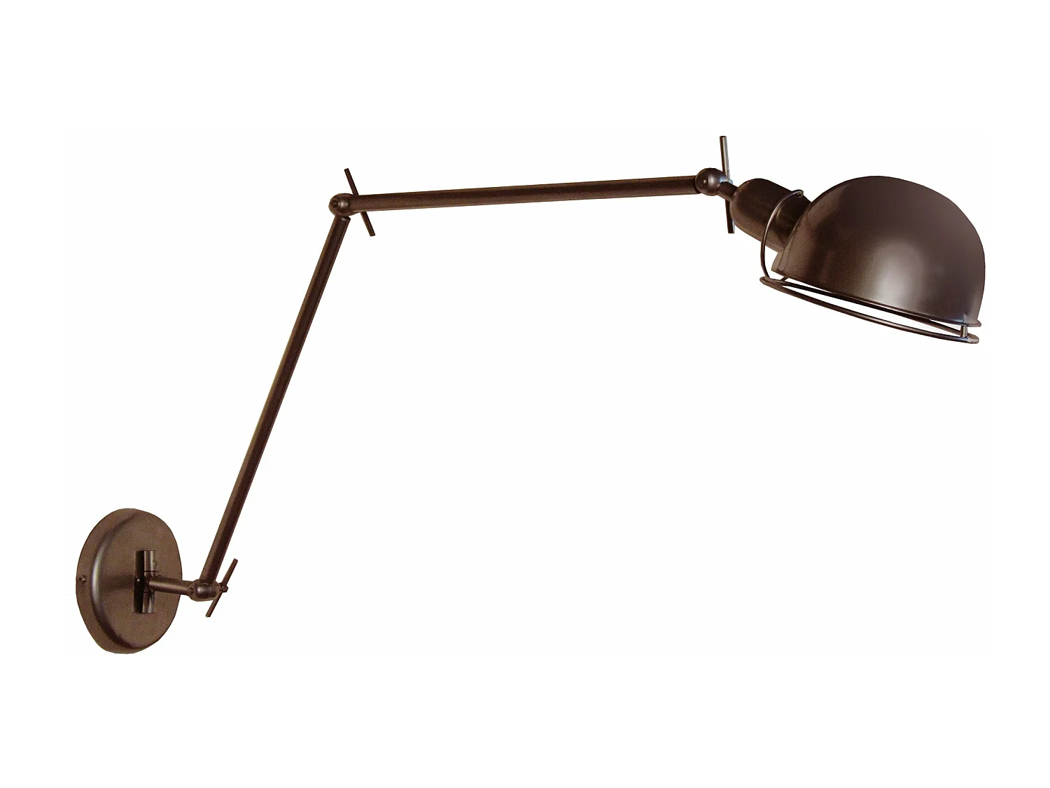 Aplique TOSEL DUBLIN metal articulado bronze D100 x  H11  cm