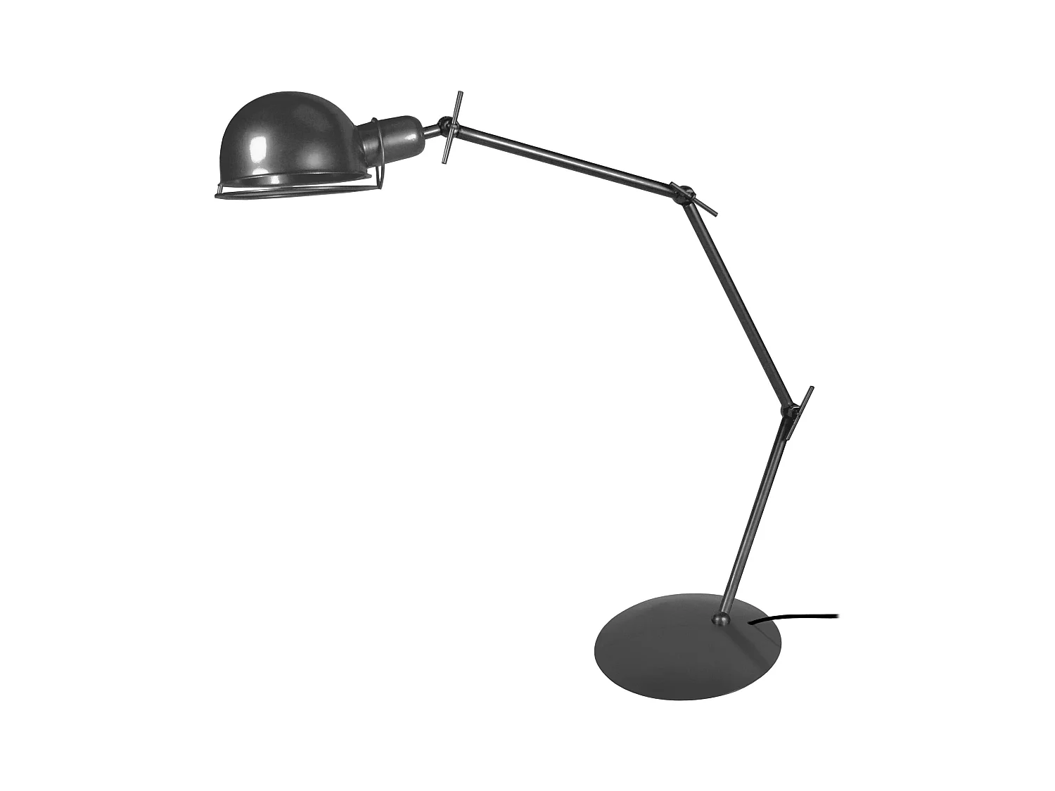 Lampe de Bureau TOSEL ,métal,anthracite,H60xD33xP33cm
