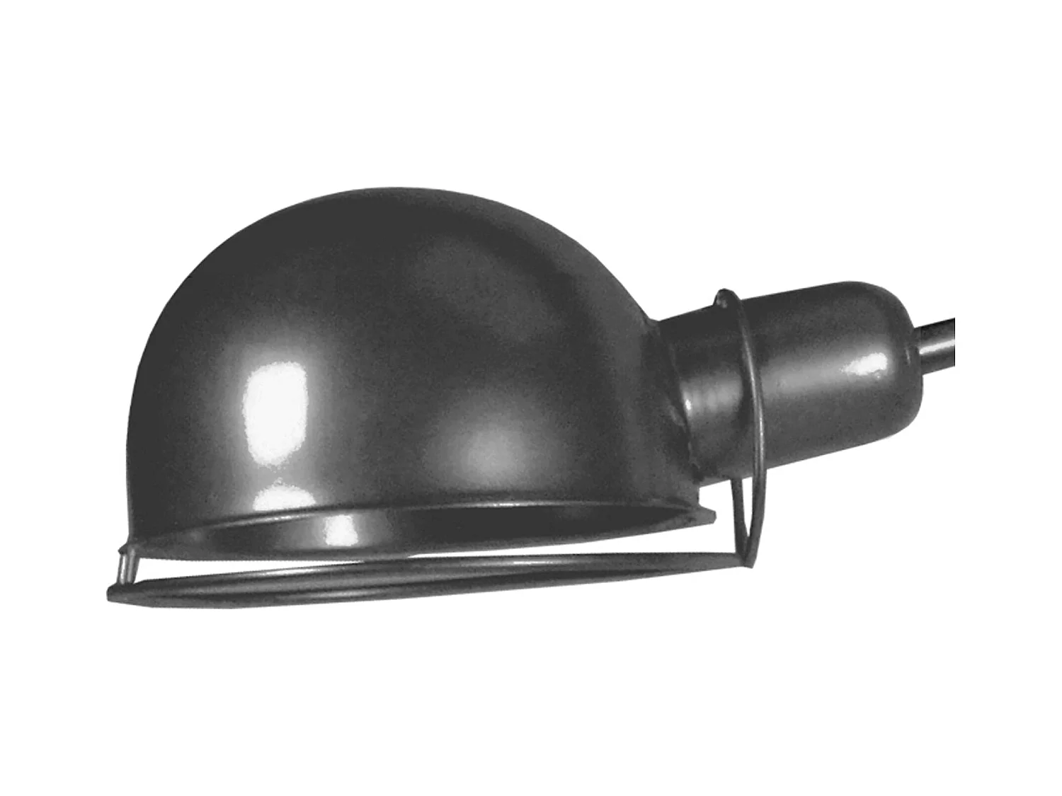 Lampe de Bureau TOSEL ,métal,anthracite,H60xD33xP33cm