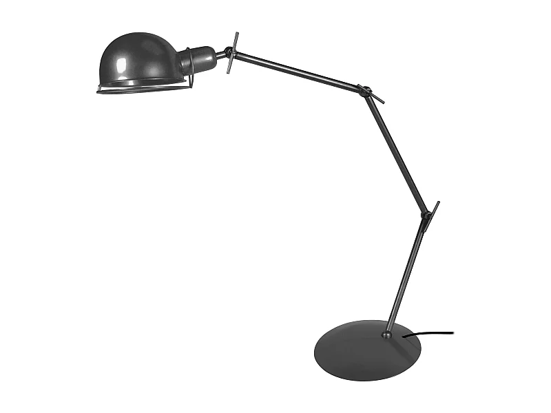 Lampe de Bureau TOSEL ,métal,anthracite,H60xD33xP33cm