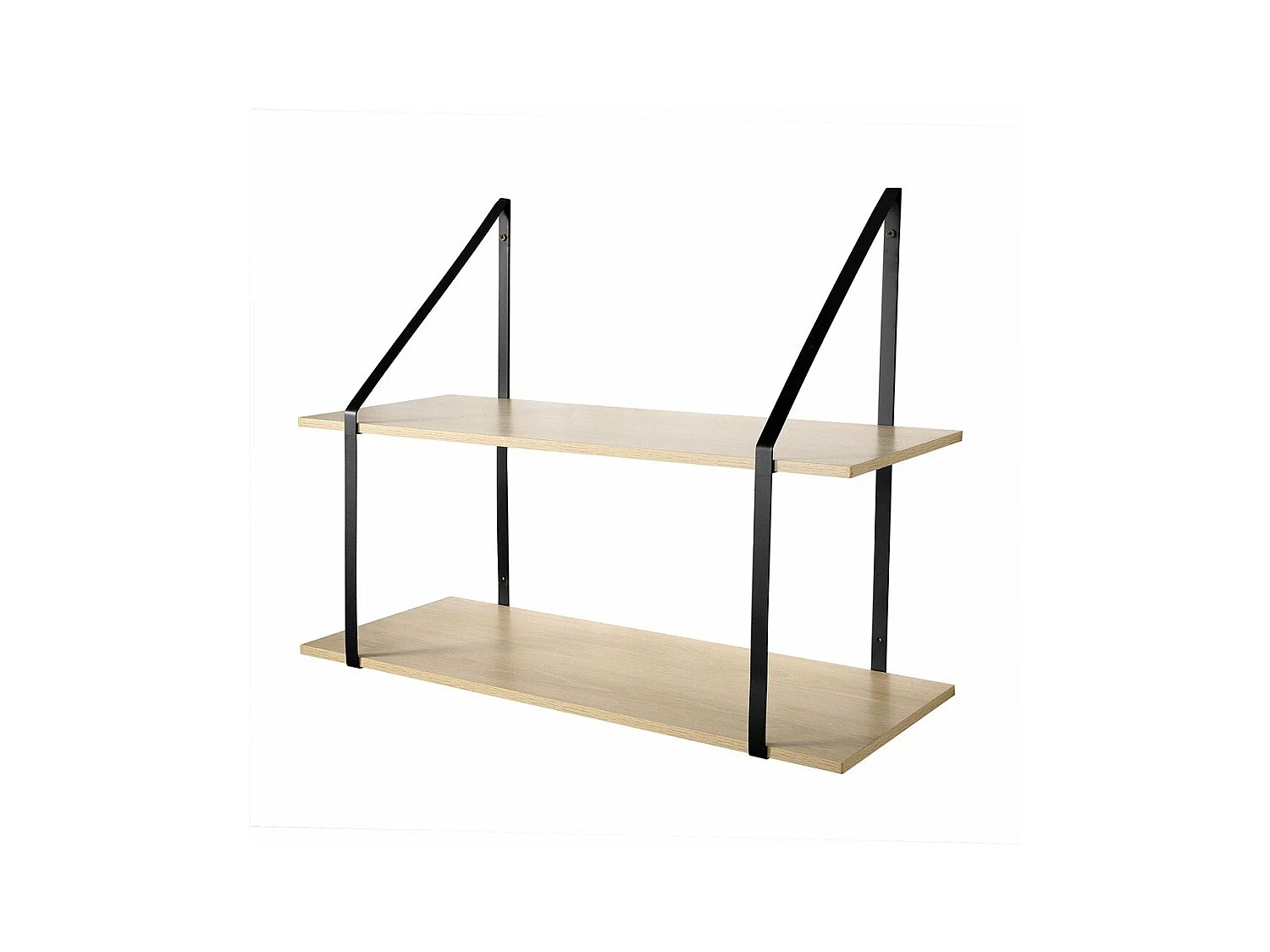 Estante de pared, profundo, 2 niveles - An30cm